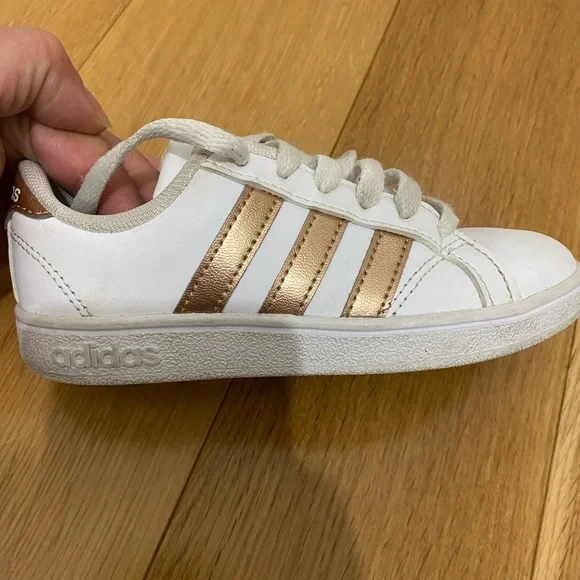 adidas gazelle silver green womens adidas Baseline K White / 6 main image 1